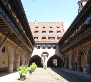 Unterwegs in der Altstadt von Nürnberg