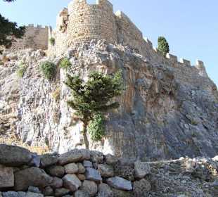 Blick auf die Akropolis von Lindos