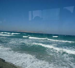 Sandstrand in der Nähe des Hotels Akti Dimis