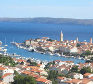 Altstadt von Rab mit Hotel Rab