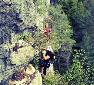 Klettersteig in Finkenstein 10 Min. mit dem Auto