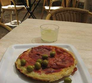 Kartoffelomlett mit mallorquinischen Schinken