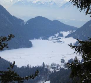 Noch mal der Hintersteiner See von oben