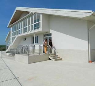 A completely brand new building it seems