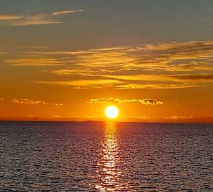 Sonnenuntergang Ria Formosa Bootstour