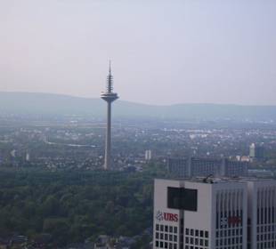 Blick zum Fernsehturm und Taunus