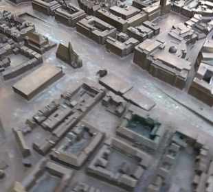Stuttgarter Reliefmodel mit Braille Schrift