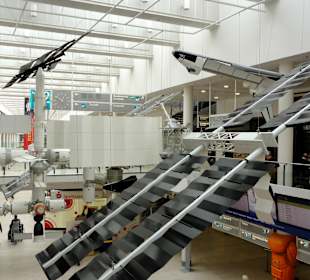 Die ISS unter der Decke