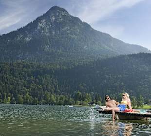 Thiersee mit hoher Wasserqualität  bis ca 25 Grad 