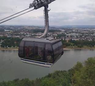 Talfahrt zum Deutschen Eck.