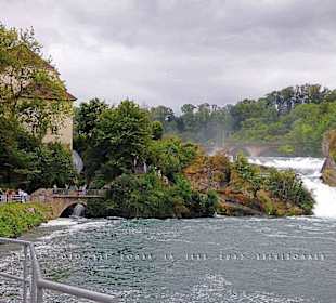 Am Rheinfall von Neuhausen bei Schaffhausen