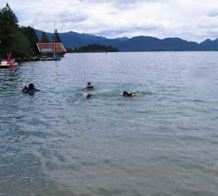 Tauchen im See