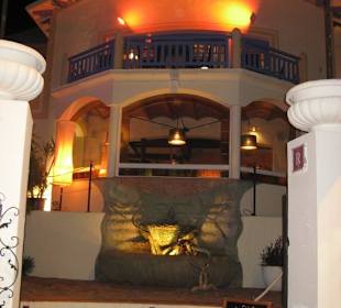 Der Eingangsbereich der Villa