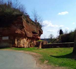 Burgruine Hohenburg in Homburg