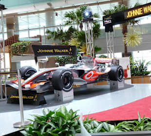 Deko während des F1GrandPrix, Simulatoren gab's auch