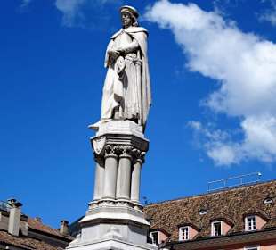 Das Denkmal für Walther von der Vogelweide