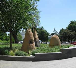 Außenansicht d. Indianermuseums