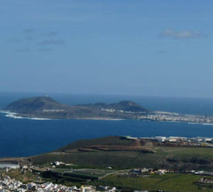 Blick bis nach Las Palmas
