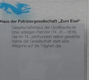 Haus der Patriziergesellschaft "Zum Esel"