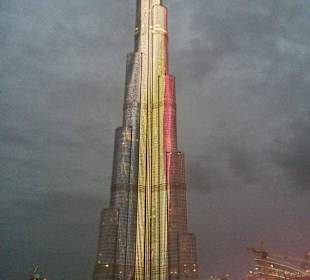 Wasserfontänen Dubai Mall