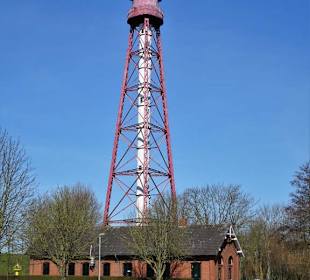 Außenansicht des Leuchtturms Campen