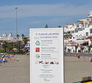 Plaża - tablica informacyjna
