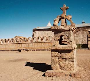 Coqueza village, church, Salar de Uyuni-Bolivia