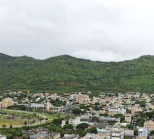 View from Zitadelle in Port Louis