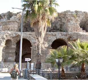 Teile der alten Stadtmauer in Side
