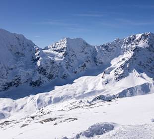 Dreigestirn Königsspitze, Zebru, Ortler