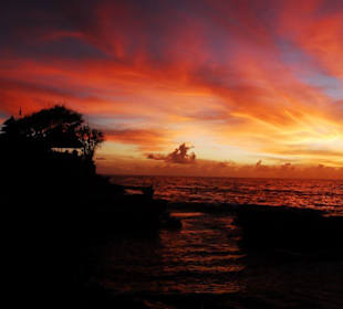 Tanah Lot Traum-Sonnenuntergang