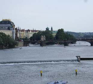 Blick auf die Moldau