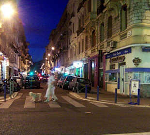 Hinter der Promenade des Anglais -