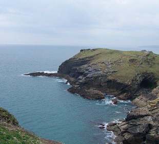 Tintagel Castle in Cornwall