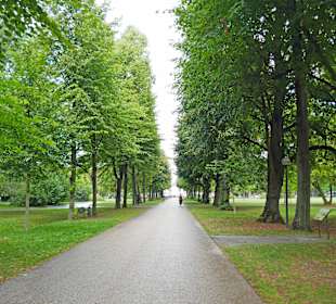 Diese Straße führt von Bärenwiese zum BlüBa