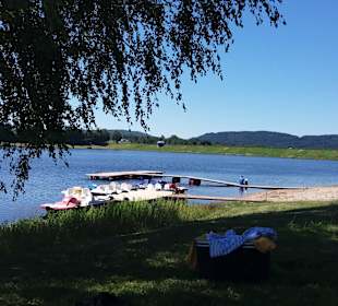Schöner Badesee in der Nähe