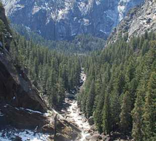 Ausblick vom Vernal Fall