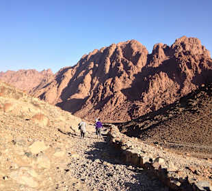 Abstieg vom Berg Sinai