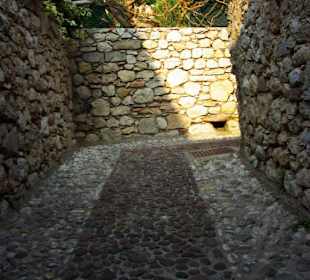 Von der Burg aus die Gassen