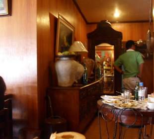 Restaurant Blick mit origineller Einrichtung.