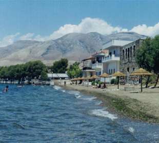 Strand neben Promenande