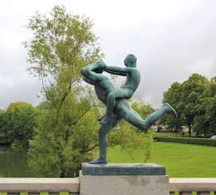 Impressionen aus dem Frognerpark in Oslo