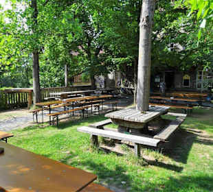 Impressionen aus dem Biergarten Obere Mühle