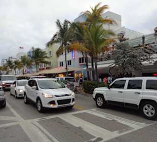Blick auf den Ocean Drive