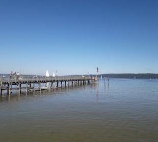 Ammersee Dießen Bootssteg