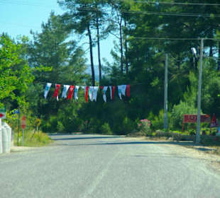 Anfahrt zum Staudamm von Side nach Manavgat