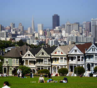 Painted Ladies am Alamo Square