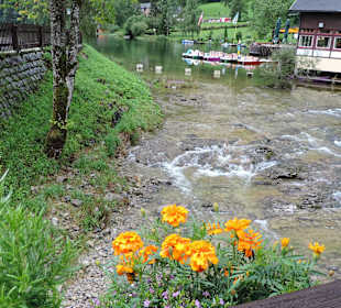 Blick zum Restaurant