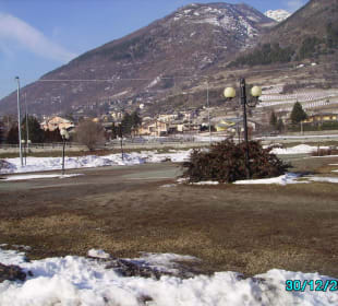 Il parcheggio dell'hotel