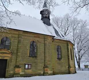 Die Wallfahrtskirche auf dem Veitsberg